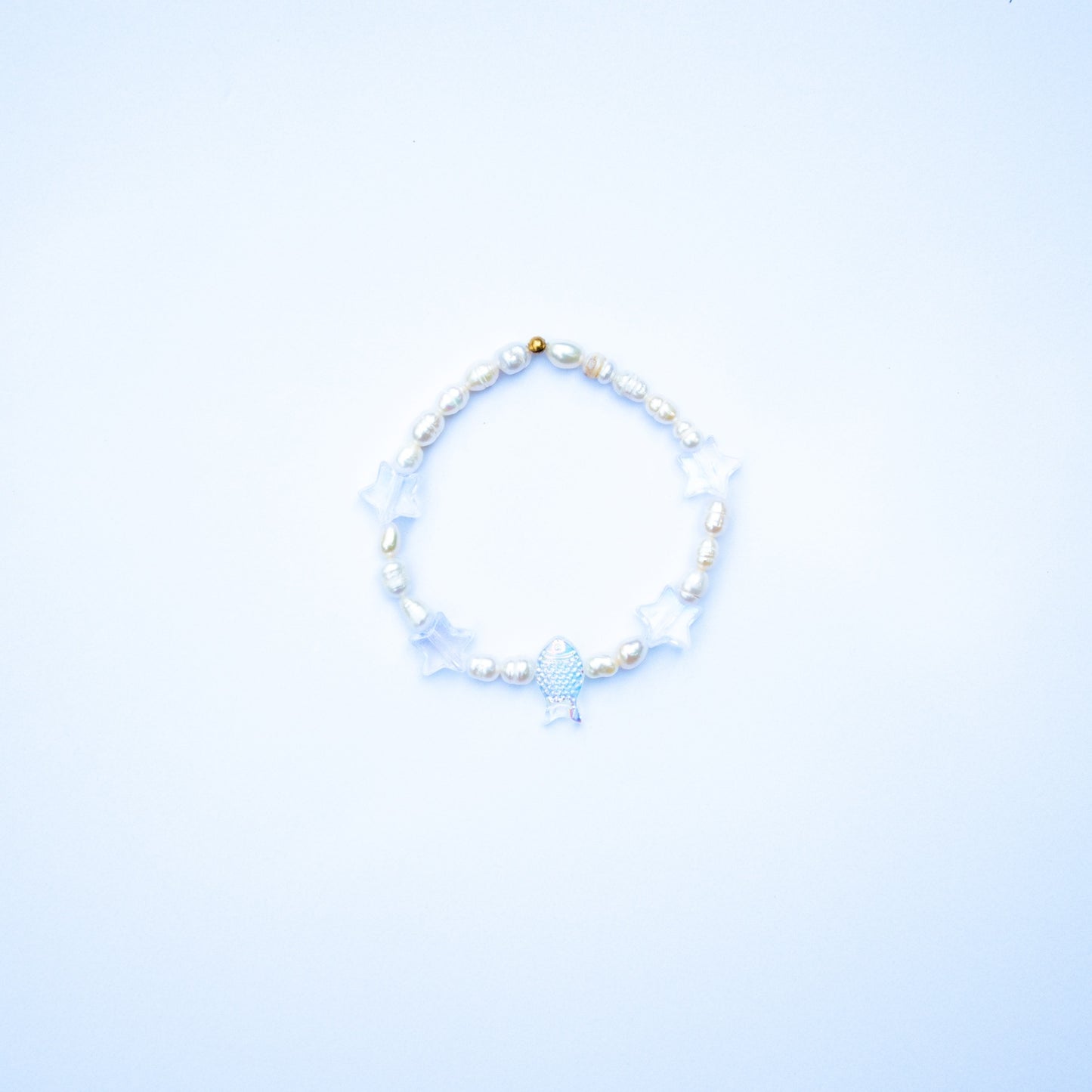 Fish Pearl Beaded Bracelet