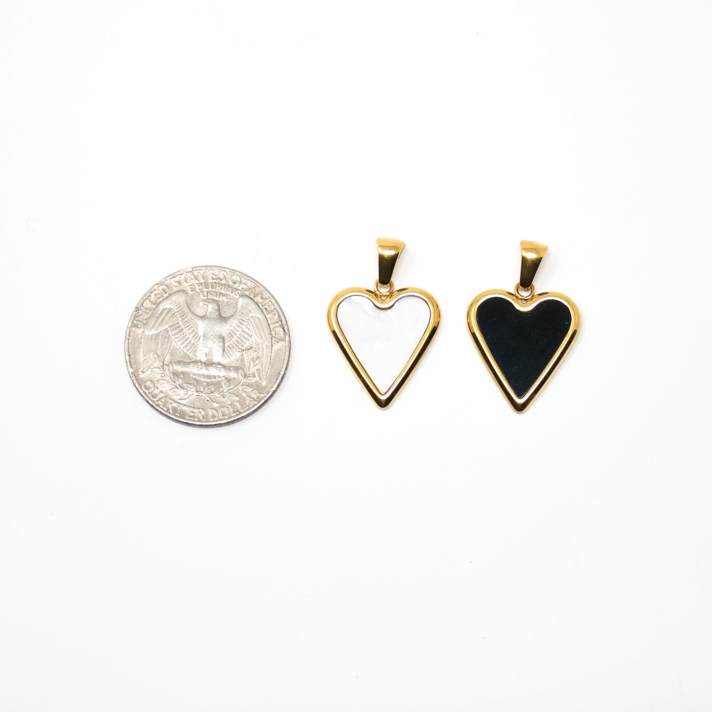 Pearly Heart Charm