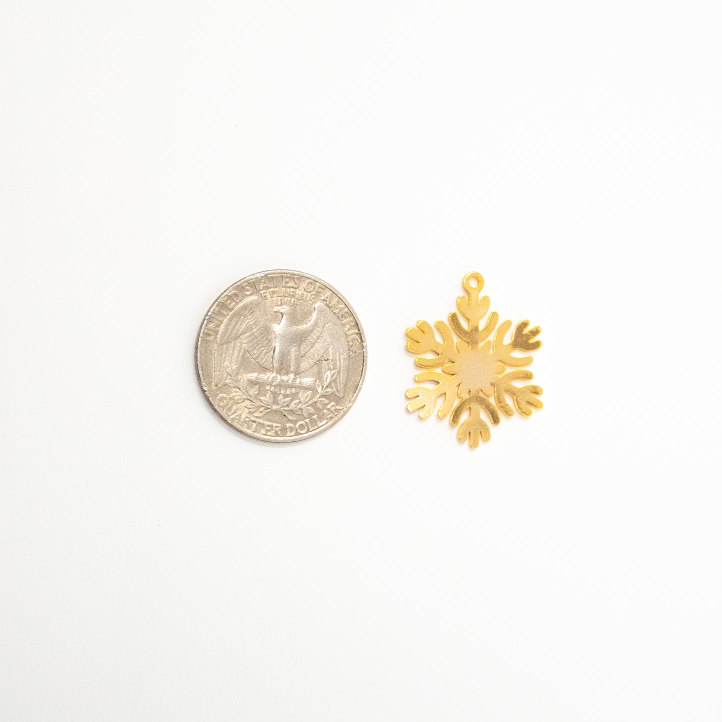 Med Snowflake Charm