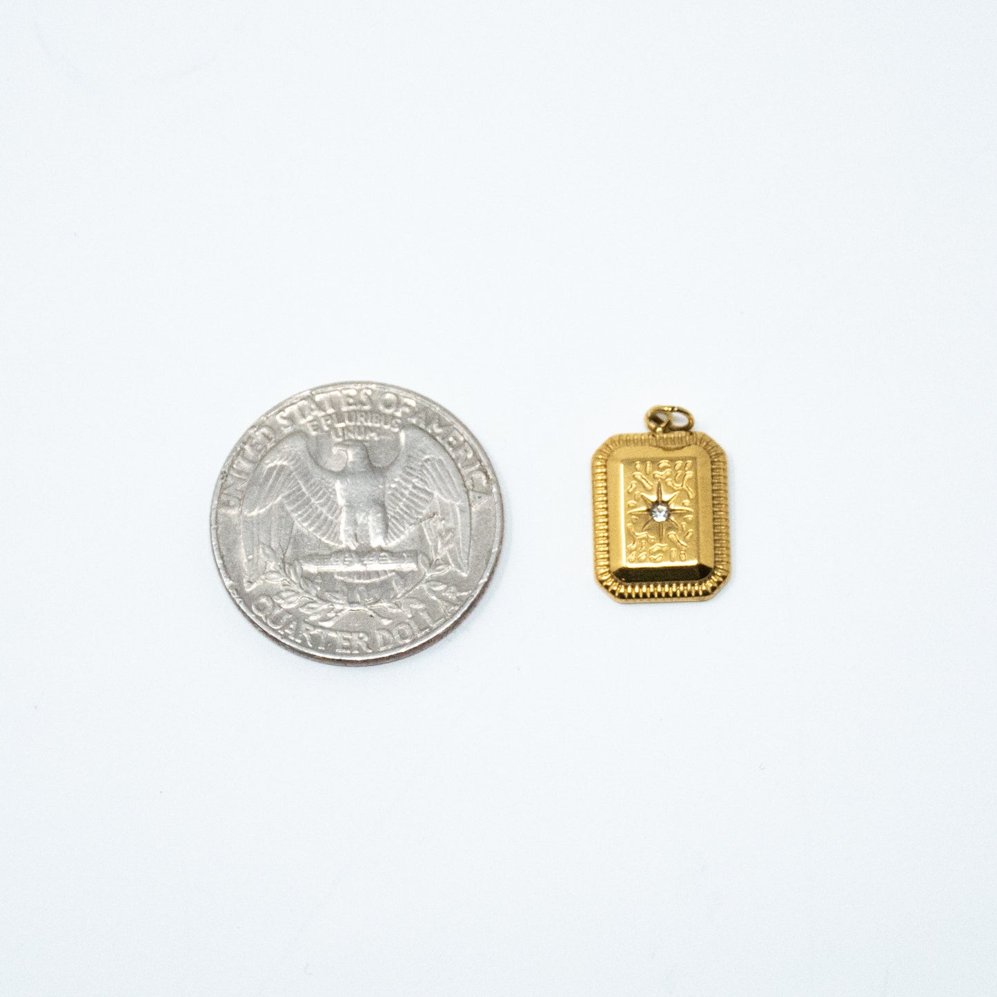 Gold North Star Charm