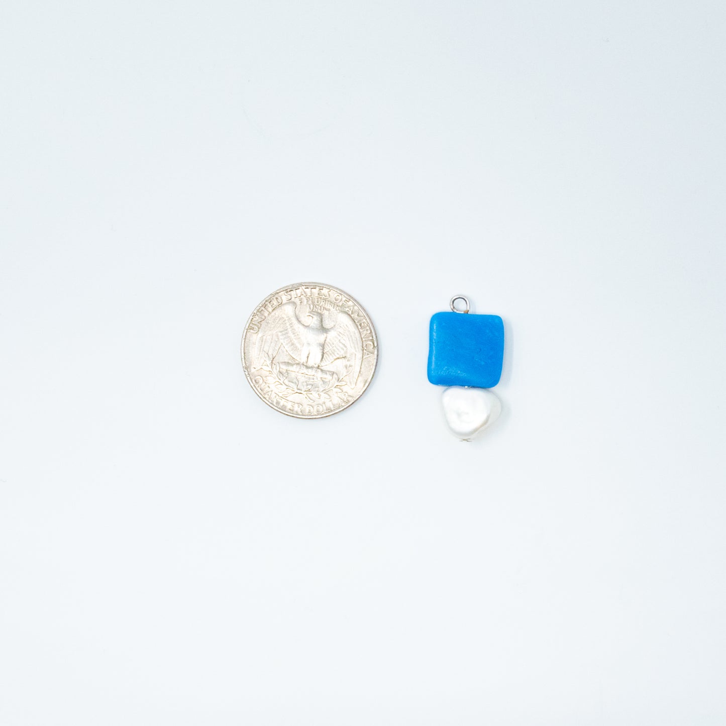Blue Pearl Charm