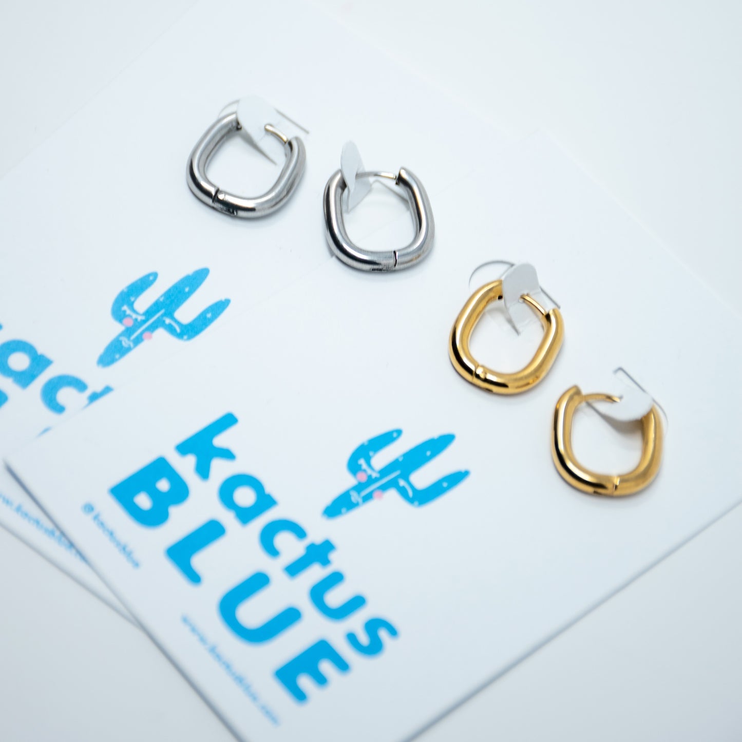 Small Oval Hoops