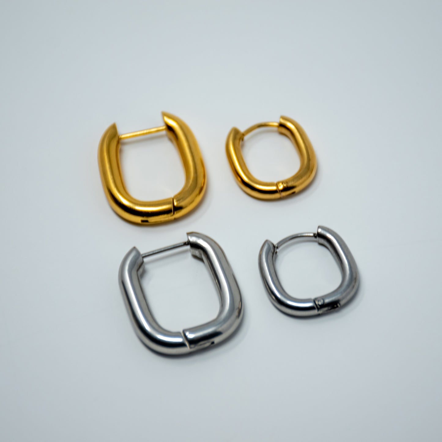Small Oval Hoops