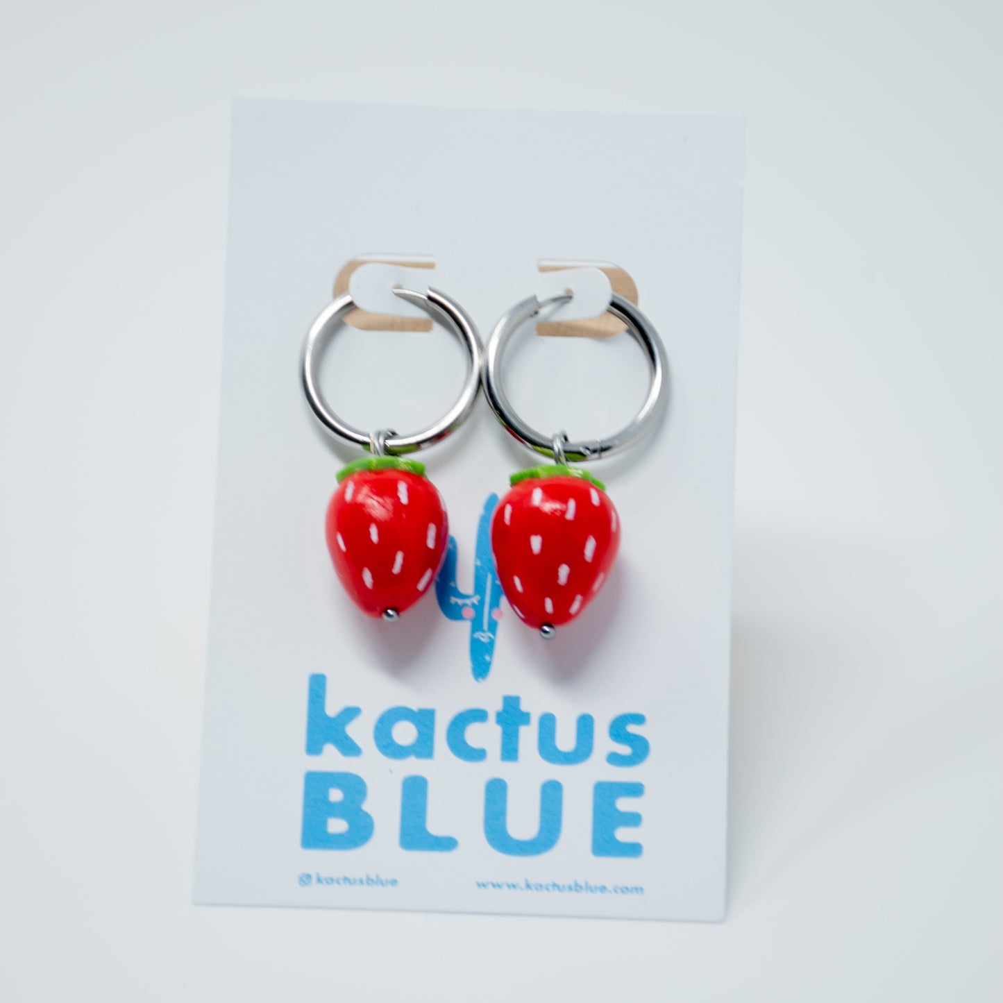 Strawberry Charm Hoop