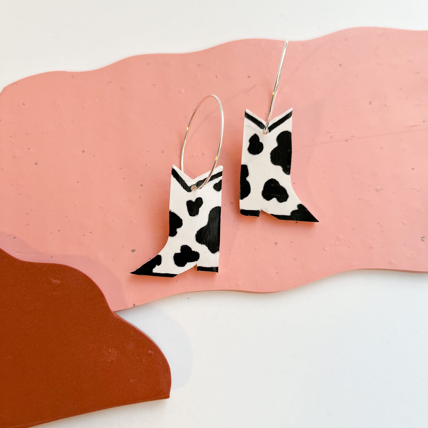 Hand-painted Cowboy Booties