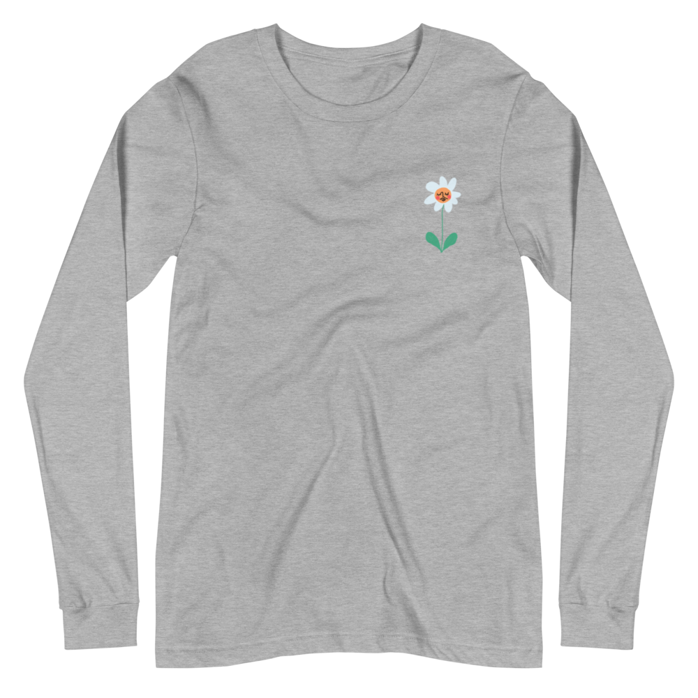 Unisex Long Sleeve Tee with 3 Buds