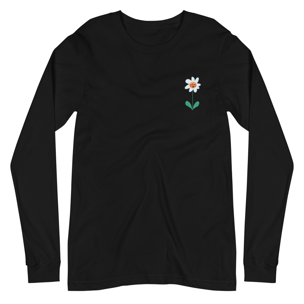Unisex Long Sleeve Tee with 3 Buds