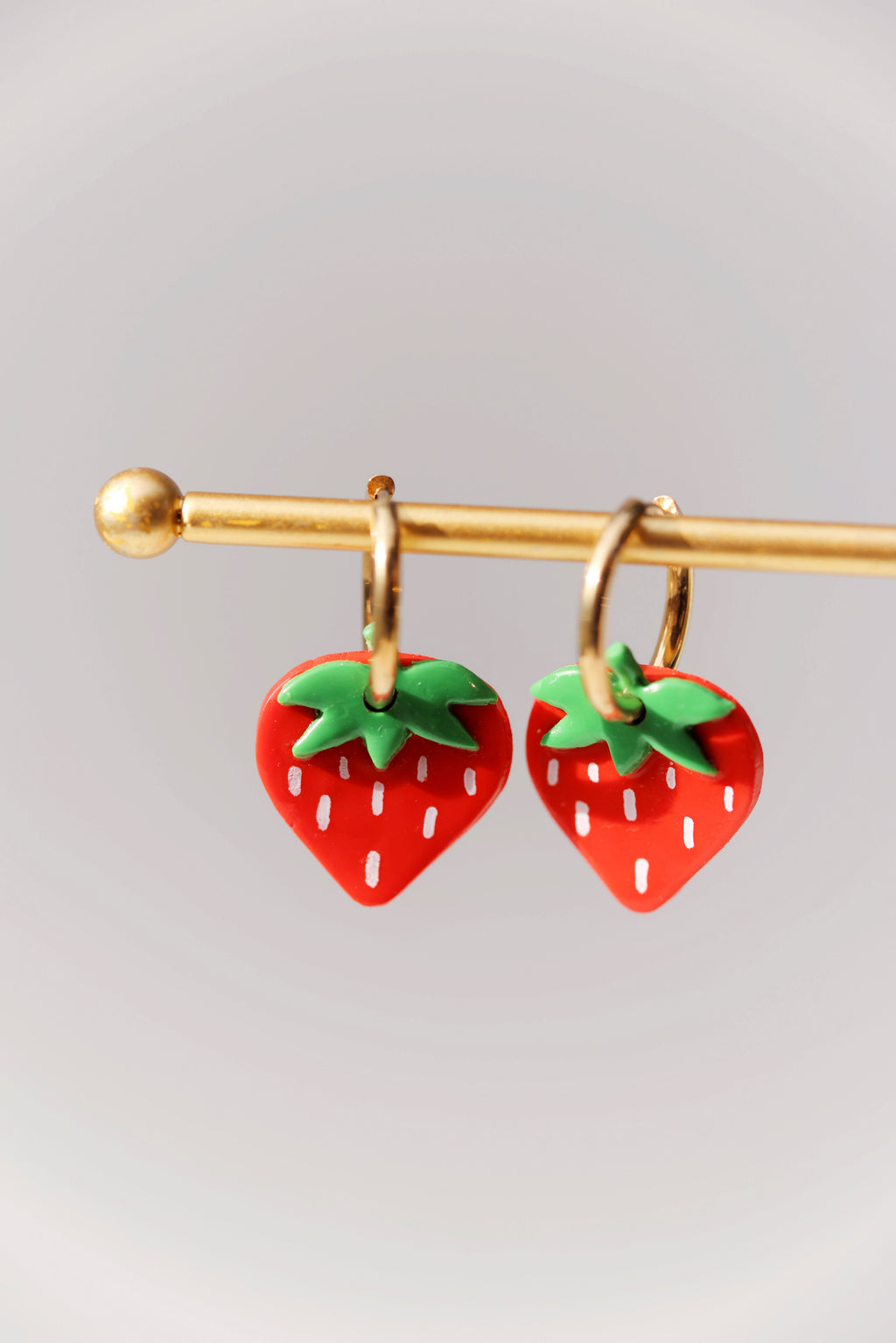 Strawberry Charm Earrings