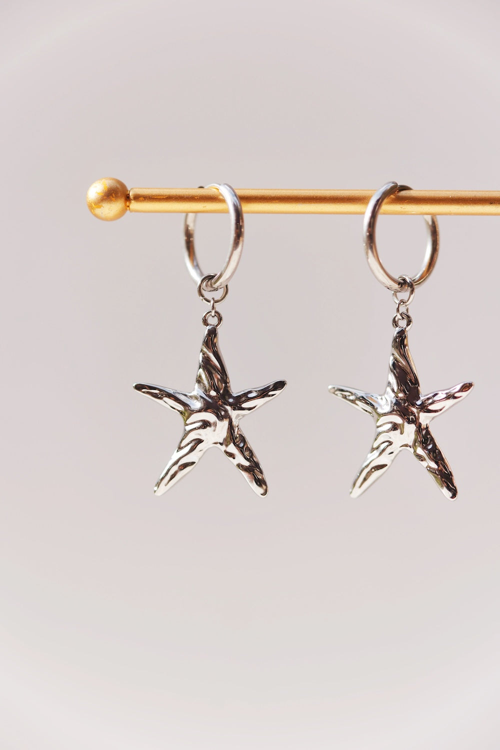 Im a Star Charm Hoops