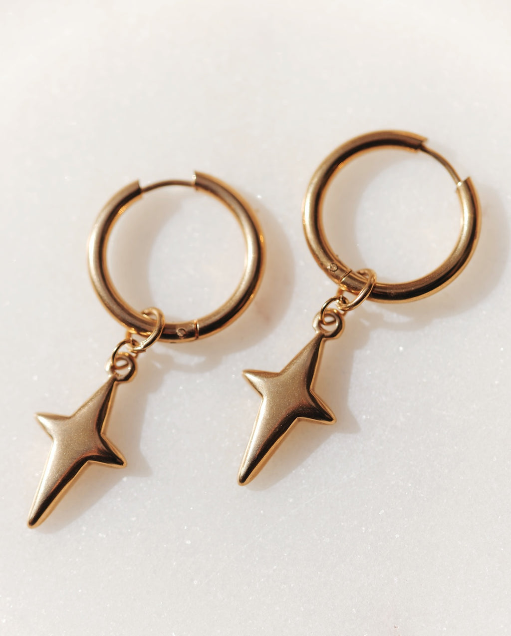 Sparkle On Charm Hoops