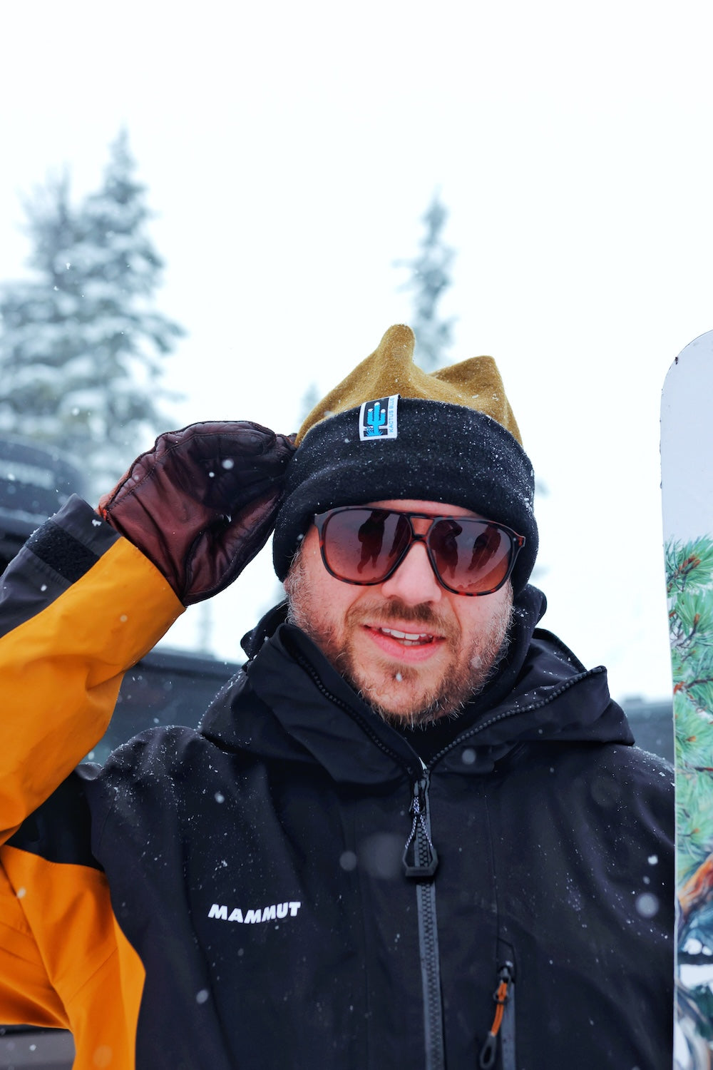 Wool & Black Fleece Cuff