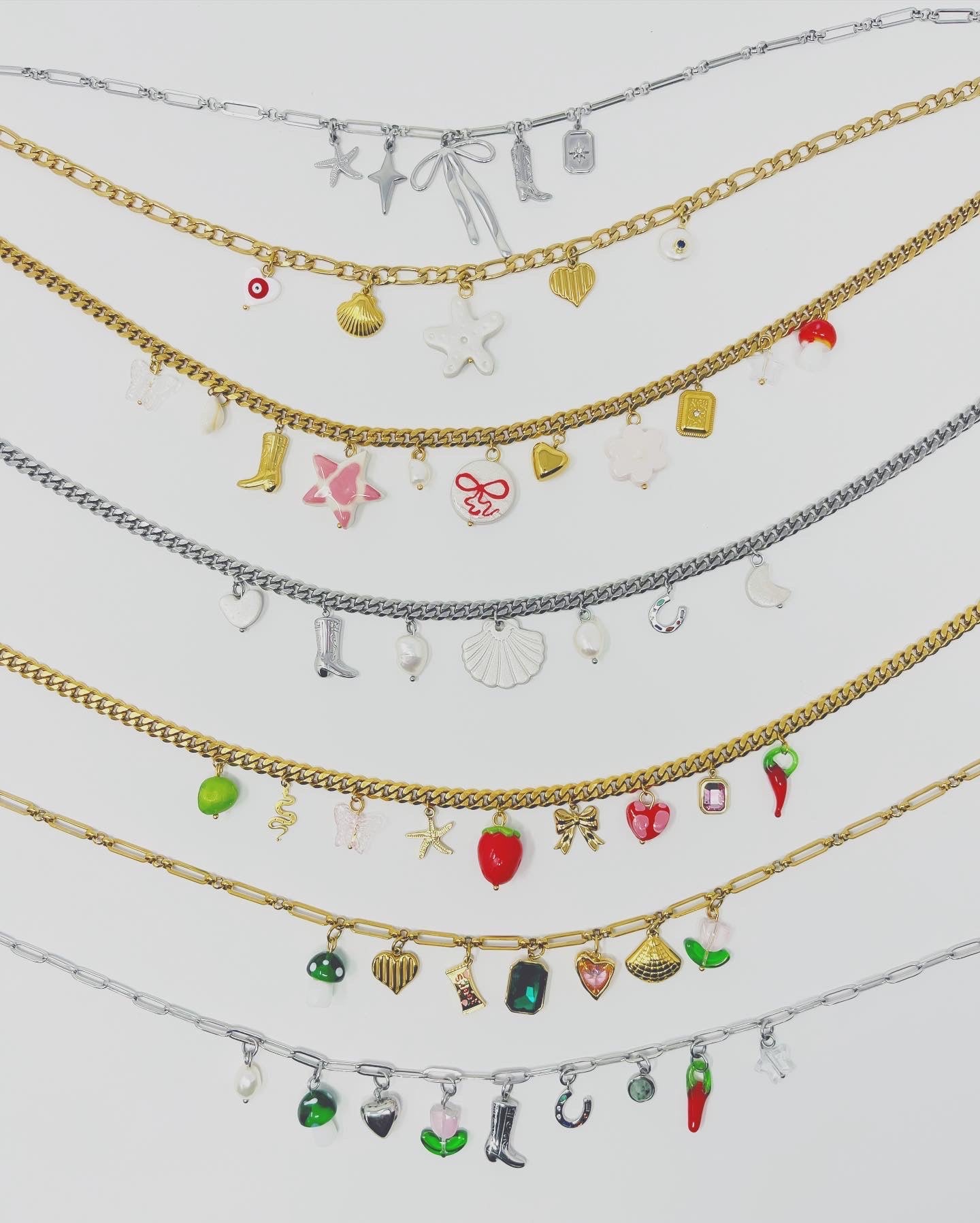 START HERE: BASE OF YOUR CHARM NECKLACE