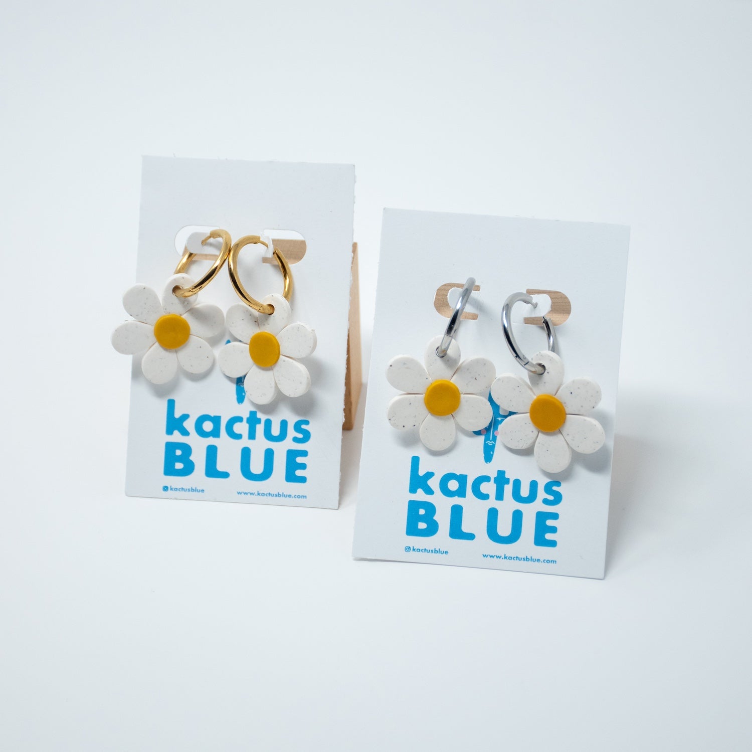 Big Daisy Charm Hoop