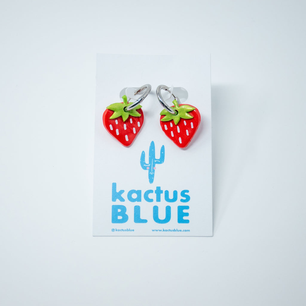 Strawberry Charm Earrings