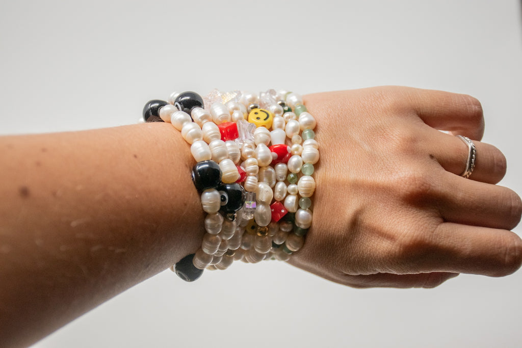 8 Ball Beaded Bracelet