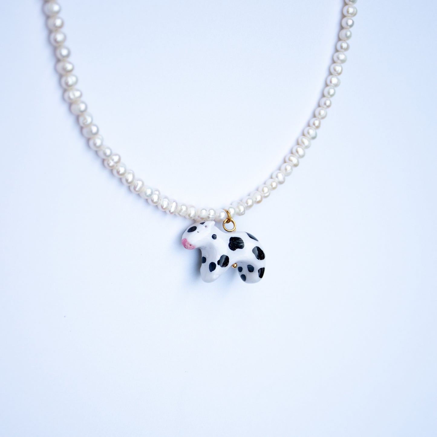 Cow Gal Pearl Necklace