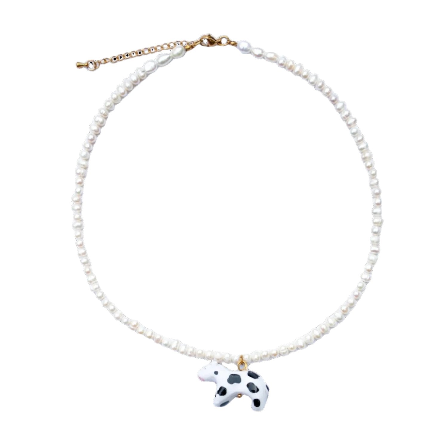 Cow Gal Pearl Necklace