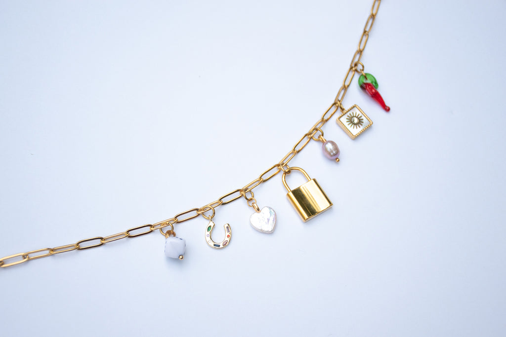 Lucky Locket Charm Necklace