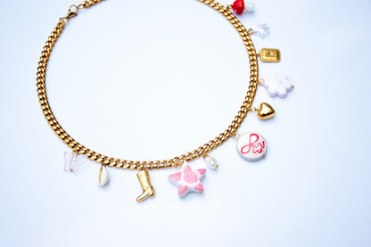 Coquette Cowgirl Charm Necklace