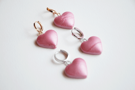 Puffy Heart Earrings