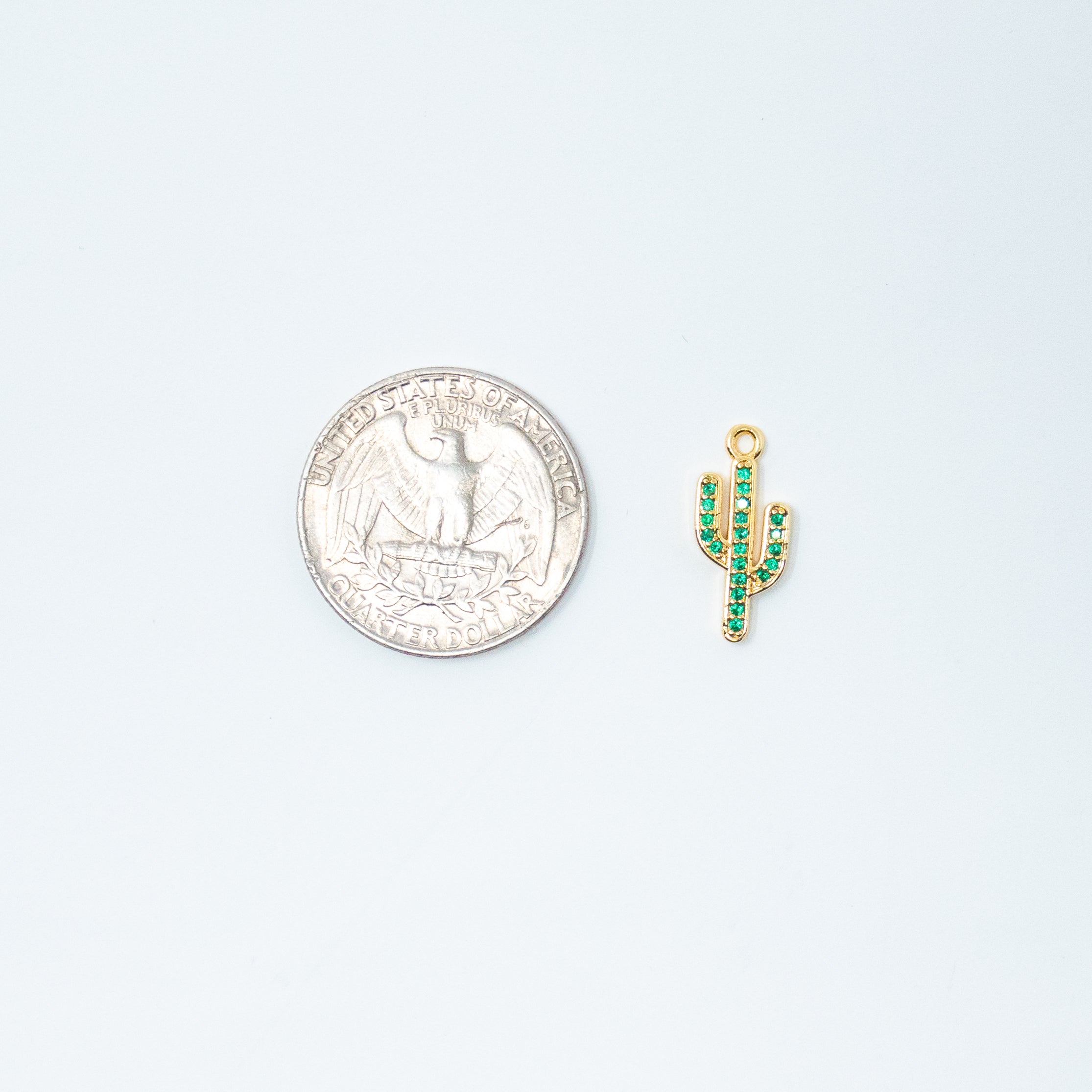 Sparkley Cacti Charm