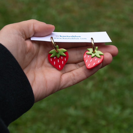 Strawberry Charm Earrings