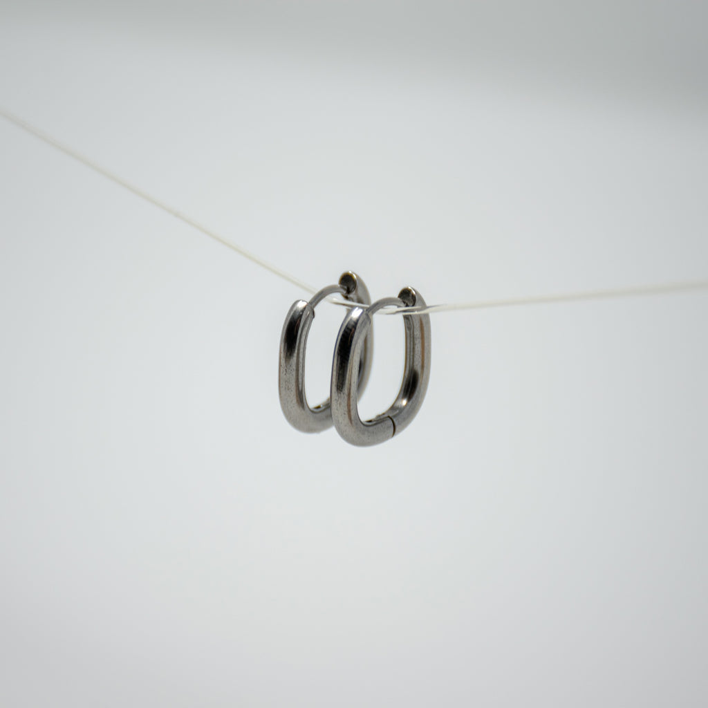Small Oval Hoops