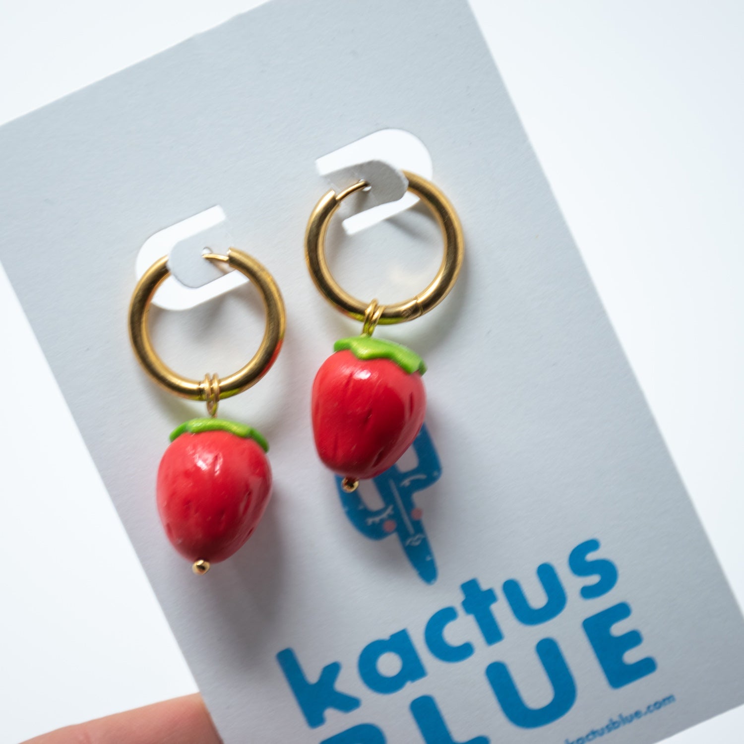 Strawberry Charm Hoop