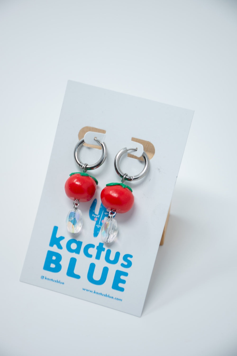 Tomato Charm Earrings