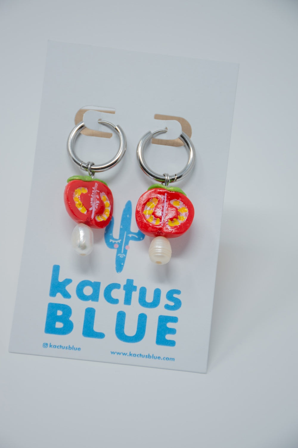 Tomato Charm Earrings