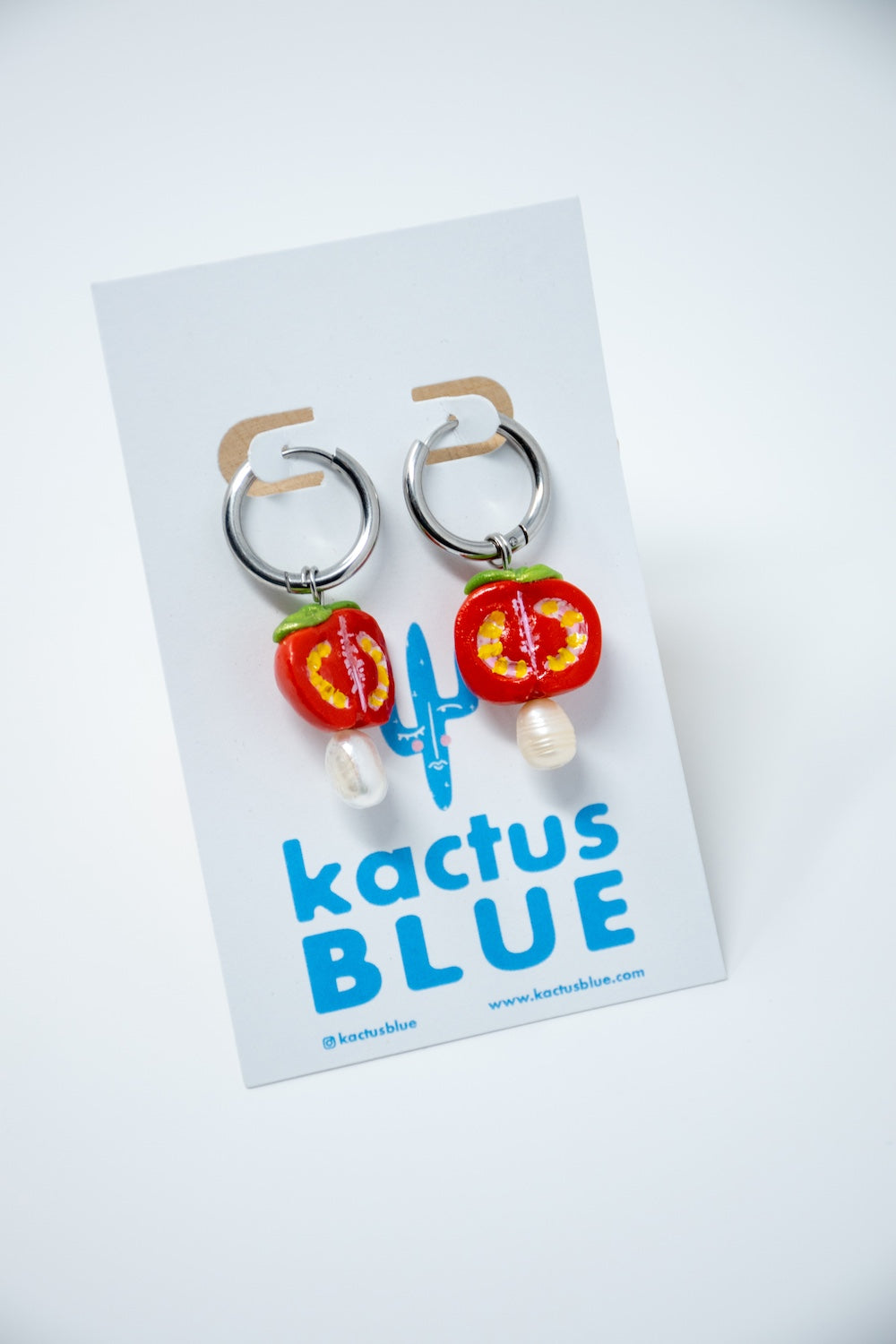 Tomato Charm Earrings