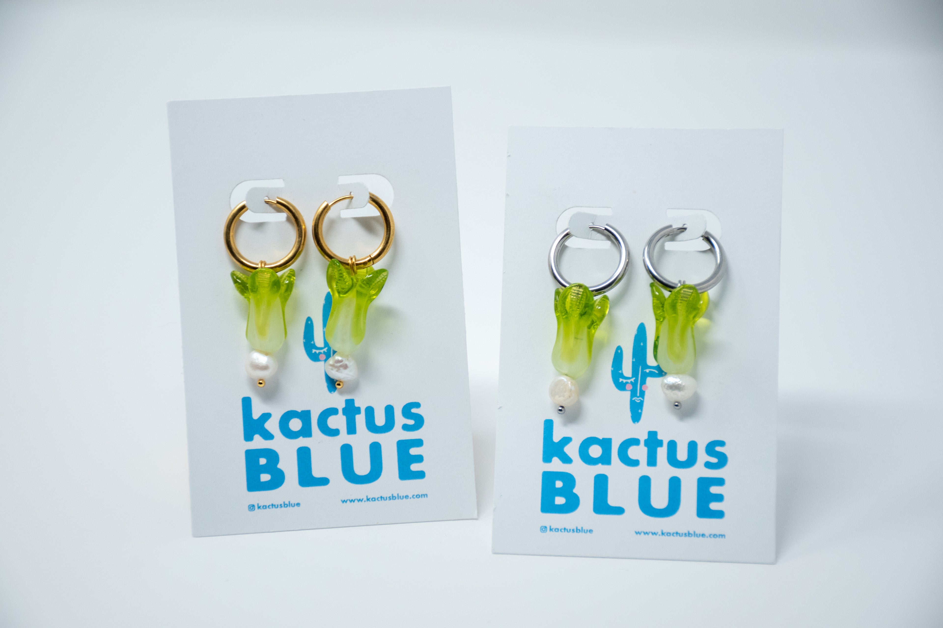 Bok Choy Charm Hoops