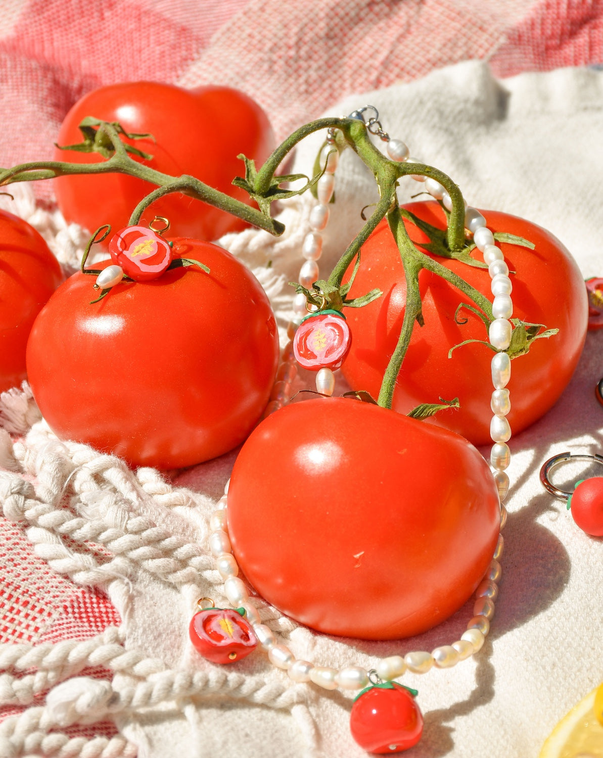 Tomato Picnic Party Necklace