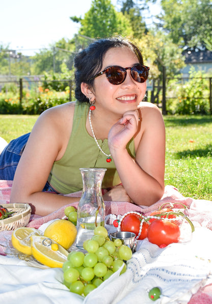 Tomato Picnic Party Necklace