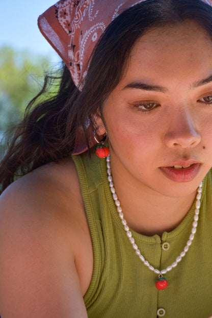 Tomato Picnic Party Necklace