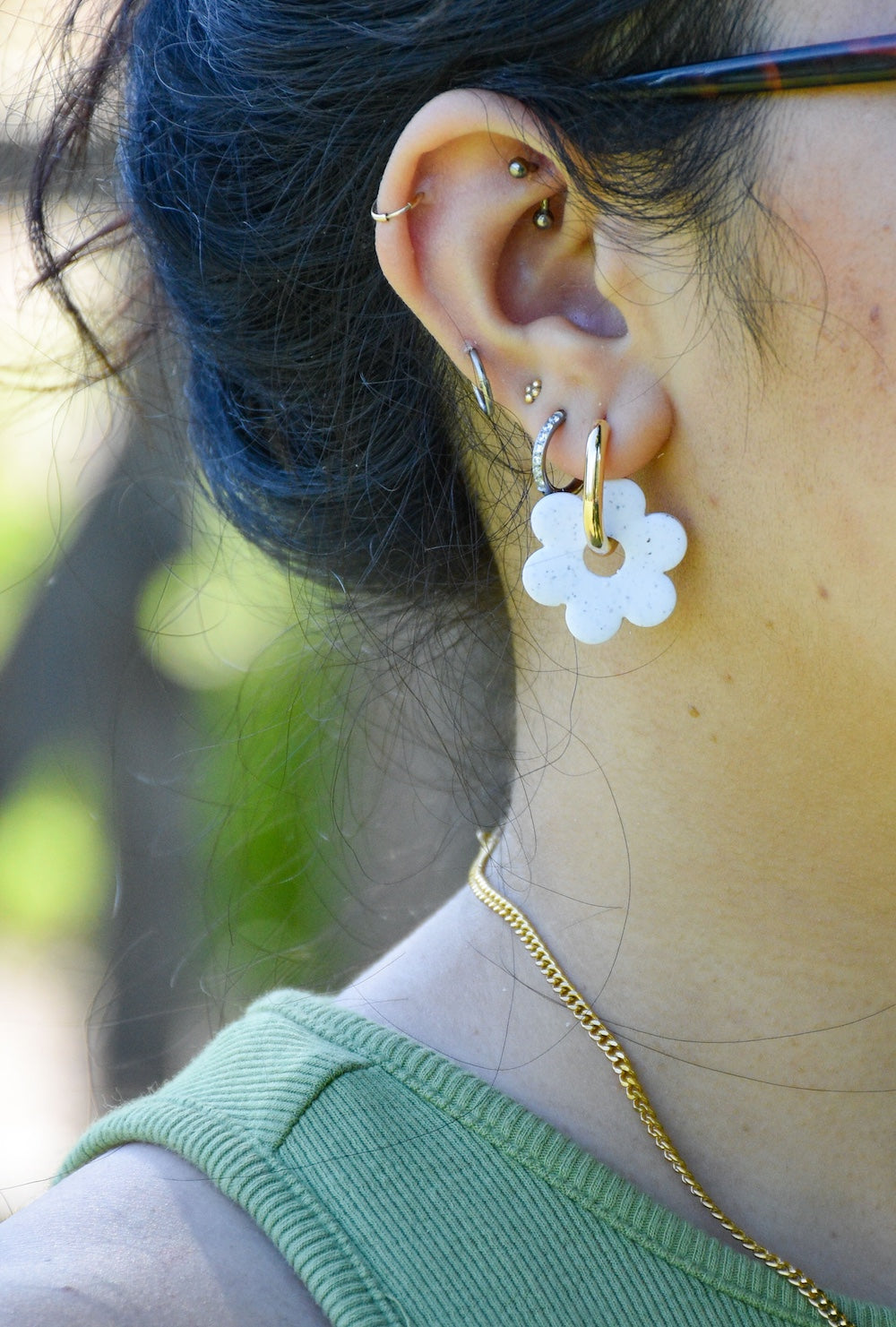 Flower Hoops- Customize!