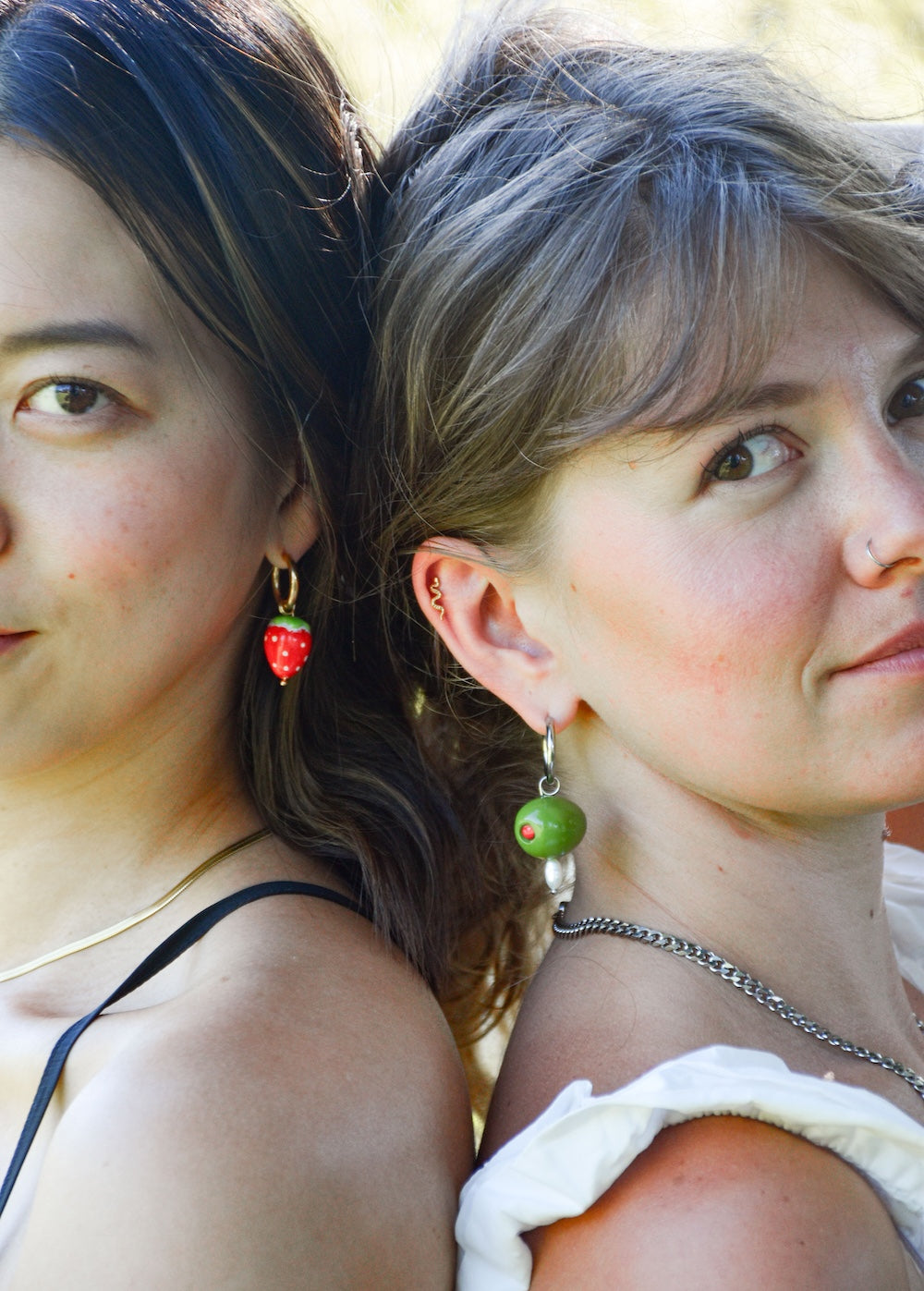 Strawberry Charm Hoop