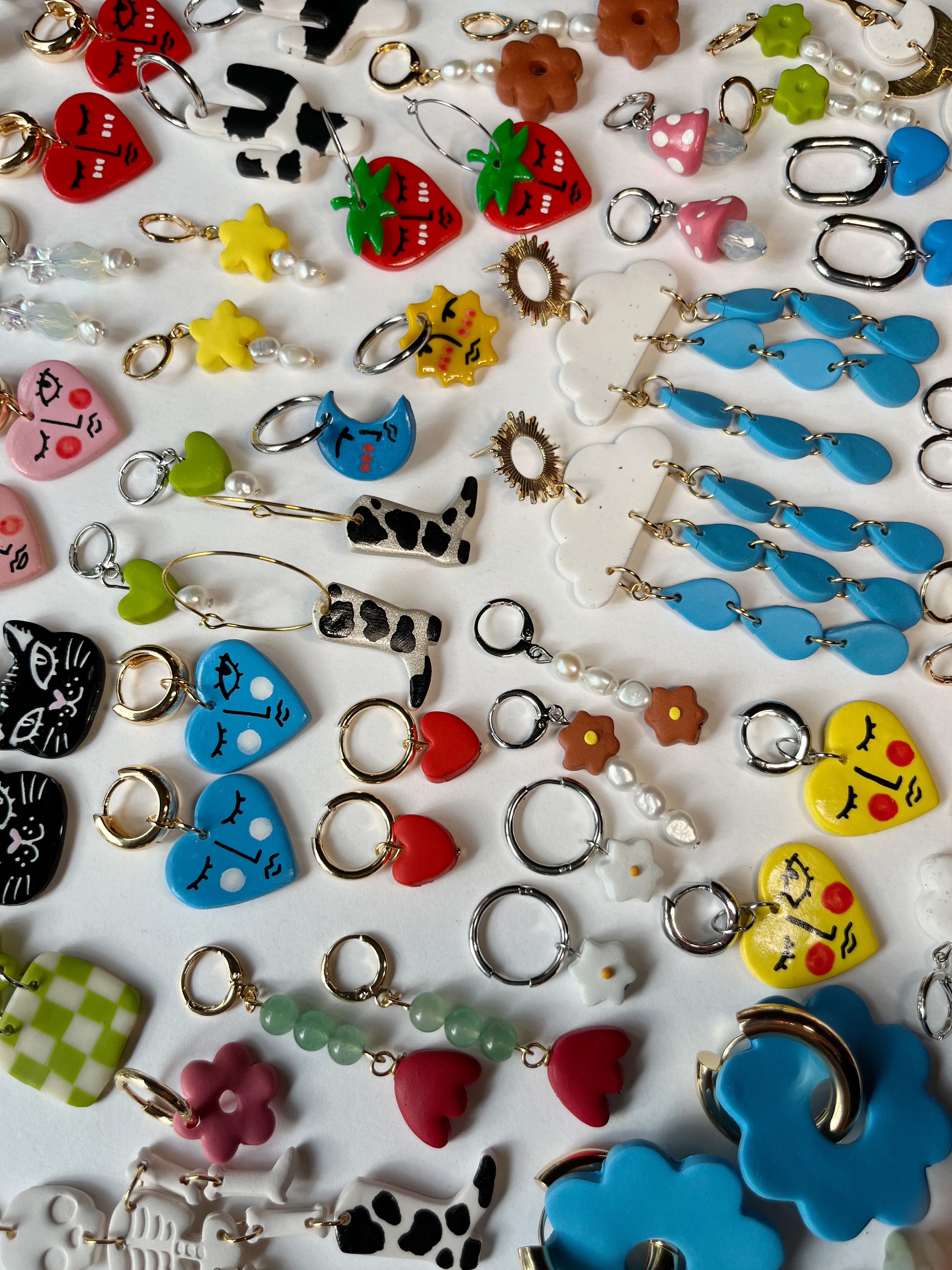 Sun & Moon Charm on Stainless Steel Hoop