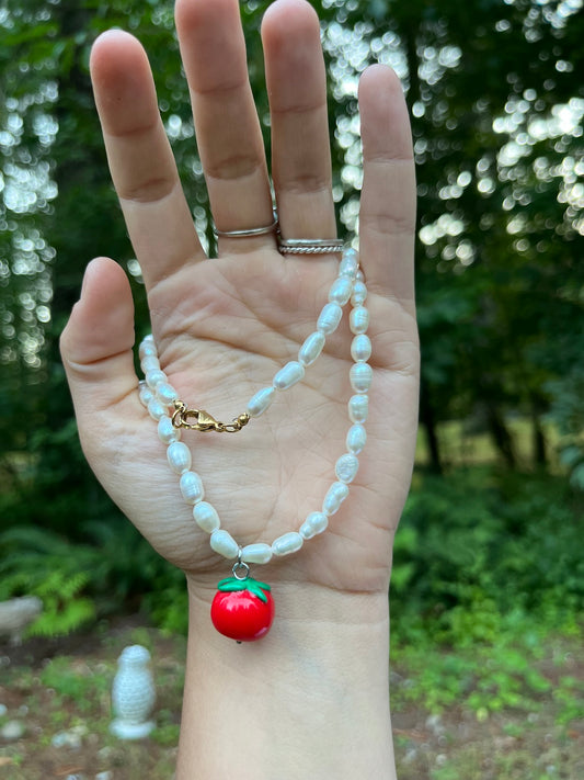 Tomato Picnic Party Necklace