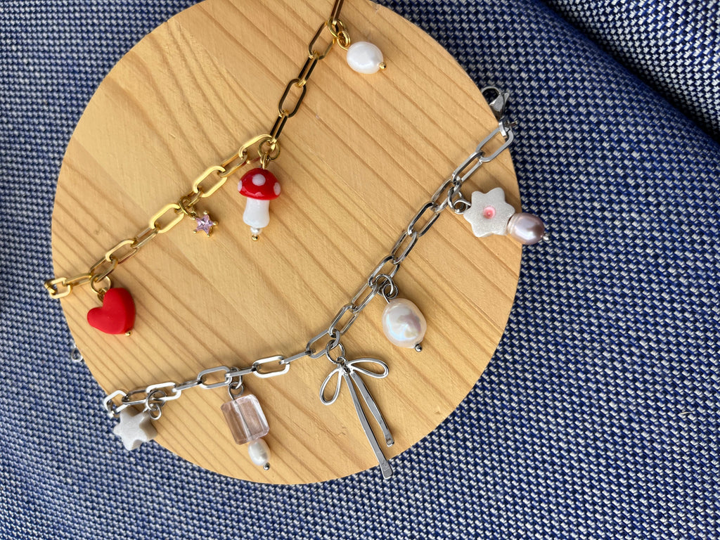 Silver Charm Bracelet