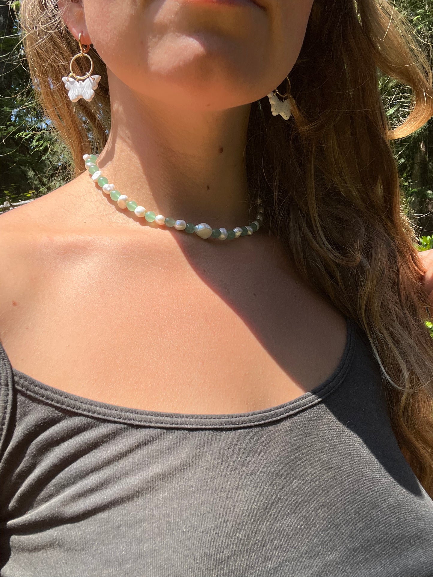 Pearl & Jade Necklace