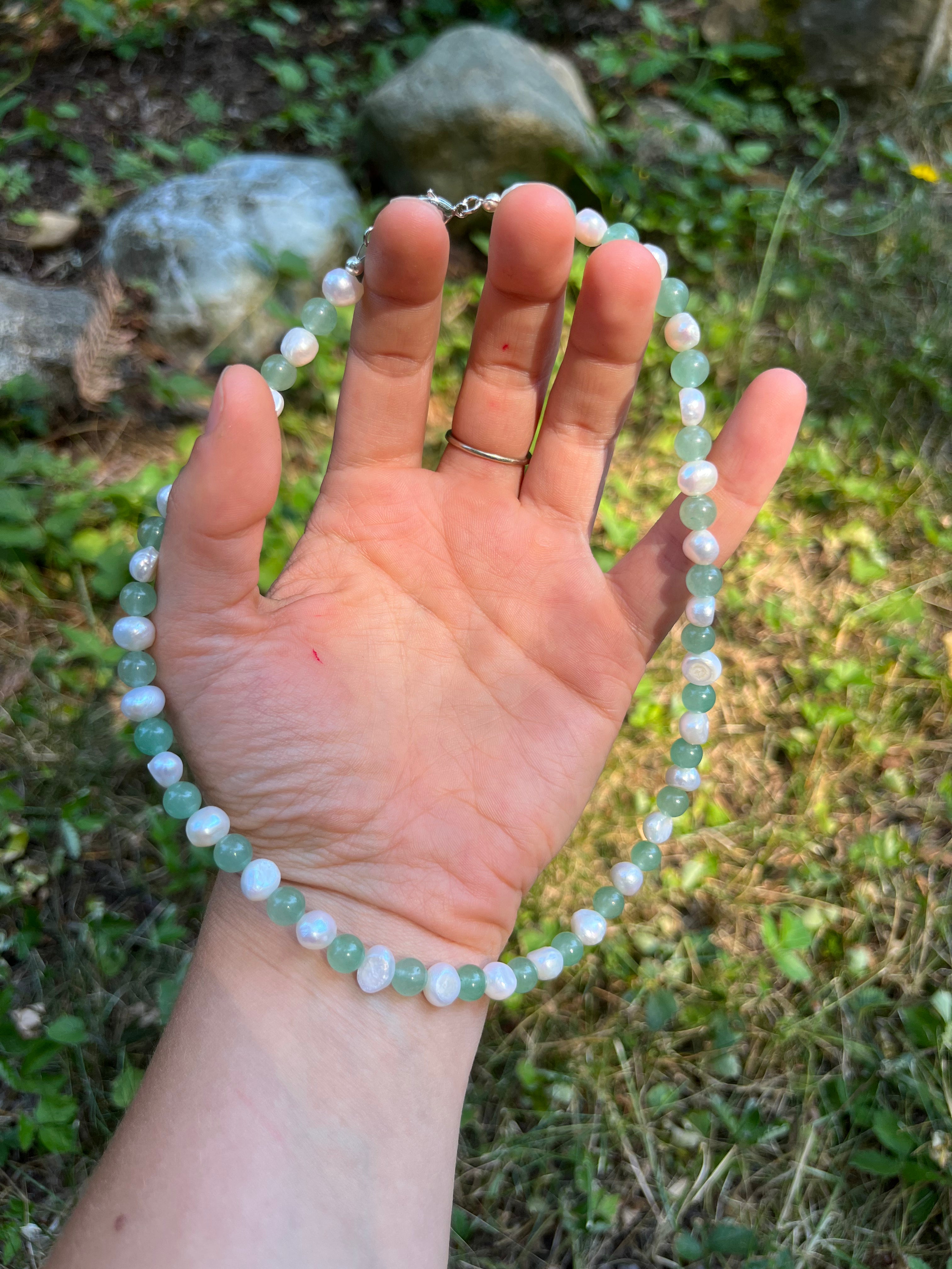 Pearl & Jade Necklace