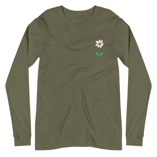 Long Sleeve with flower bud pocket